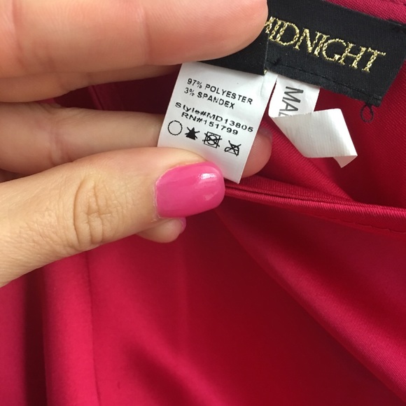 Women long evening red dress - Picture 5 of 7